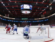 Фоторепортаж с матча КХЛ «Локомотив» — «Барыс» 3:2 ОТ