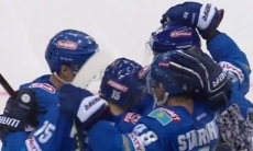 Шайба Старченко в матче «Барыс» — «Трактор» вошла в ТОП-10 лучших голов КХЛ в сентябре