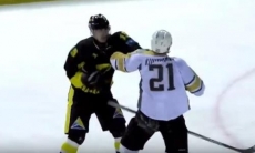 Бросавший вызов Дамиру Рыспаеву форвард «Темиртау» подрался с защитником «Алматы». Видео