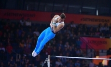 Казахстанский гимнаст завершил свое выступление на ЧМ-2019