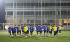 Молодежная сборная Казахстана прибыла в Македонию и провела первую тренировку