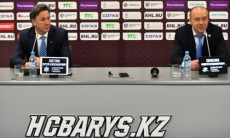 Видео послематчевой пресс-конференции игры КХЛ «Барыс» — «Адмирал» 0:1