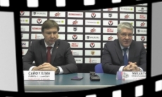 Видео послематчевой пресс-конференции игры ВХЛ «Ижсталь» — «Номад» 2:3