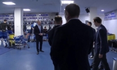 Видео из раздевалки «Барыса» после победы в овертайме над «Витязем»