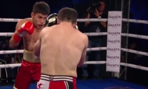 18-летний казахстанский боксер с победы дебютировал на профи-ринге в Алматы