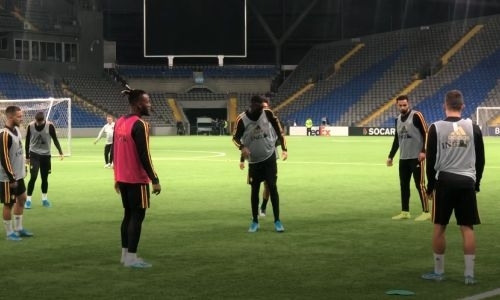 Сборная Бельгии провела открытую тренировку в Нур-Султане перед матчем с Казахстаном. Видео