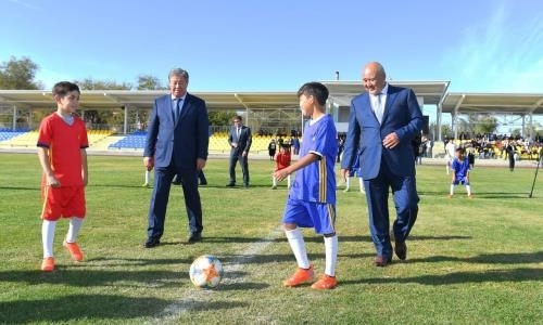 Футбольный клуб «Астана» — пример для юных спортсменов Арыси