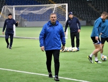 Фоторепортаж с тренировки «Иртыша» на «Астана Арене»