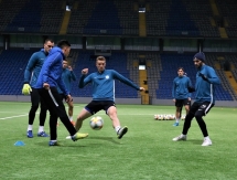 Фоторепортаж с тренировки «Иртыша» на «Астана Арене»