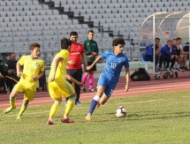 Фоторепортаж с матча отбора ЕВРО-2020 среди юношей до 17 лет Казахстан — Азербайджан 2:0