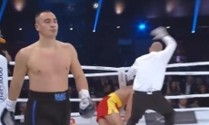 Видео полного боя, или Как супертяж из Казахстана зверским нокаутом завоевал титул IBO