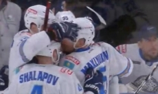 Видеообзор матча КХЛ «Металлург» — «Барыс» 1:2 ОТ