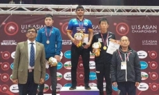 Акмолинский борец завоевал «серебро» на чемпионате Азии в Китае