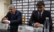 Видео послематчевой пресс-конференции игры ВХЛ «Челмет» — «Номад» 2:1 Б