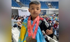 Семилетний казахстанец выиграл два «золота» на международном турнире по джиу-джитсу в Москве