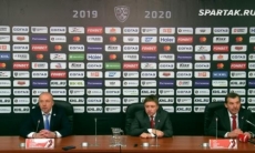 Видео послематчевой пресс-конференции игры КХЛ «Спартак» — «Барыс» 3:1