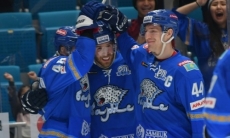 «Пинг-понг своеобразный». Корбэн Найт о везении «Барыса», переломном моменте матча с «Металлургом» и соревновании со Старченко