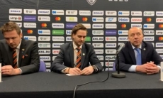 Видео послематчевой пресс-конференции игры КХЛ «Йокерит» — «Барыс» 1:5