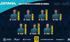 «Астана» объявила состав на «Вуэльту Мурсии»