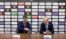 Видео послематчевой пресс-конференции игры КХЛ «Автомобилист» — «Барыс» 2:4