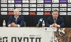 Видео послематчевой пресс-конференции игры КХЛ «Амур» — «Барыс» 5:0