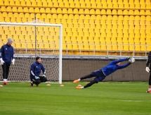Фоторепортаж с предыгровой тренировки «Тараза» в Алматы