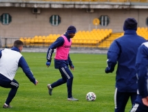 Фоторепортаж с предыгровой тренировки «Тараза» в Алматы