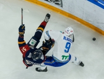 Фоторепортаж с четвертого матча плей-офф КХЛ «Металлург» — «Барыс» 0:2