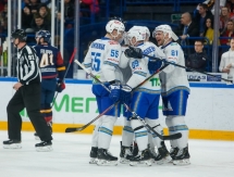 Фоторепортаж с четвертого матча плей-офф КХЛ «Металлург» — «Барыс» 0:2