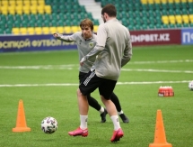 Фоторепортаж с предыгровой тренировки «Тобола» в Костанае