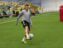 Фоторепортаж с предыгровой тренировки «Тобола» в Костанае