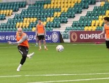 Фоторепортаж с предыгровой тренировки «Тобола» в Костанае