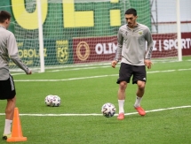 Фоторепортаж с предыгровой тренировки «Тобола» в Костанае