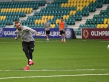 Фоторепортаж с предыгровой тренировки «Тобола» в Костанае