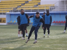 Фоторепортаж с тренировки «Каспия»