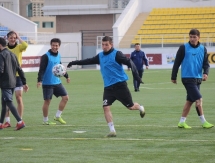 Фоторепортаж с тренировки «Каспия»