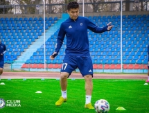 Фоторепортаж с предыгровой тренировки «Ордабасы» в Таразе