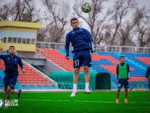 Фоторепортаж с предыгровой тренировки «Ордабасы» в Таразе