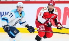 Команда нападающего сборной Казахстана выиграла первый матч в плей-офф КХЛ