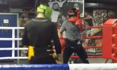 В Сети появилось видео спарринга призера ЧМ по боксу из Казахстана перед дебютом в профи
