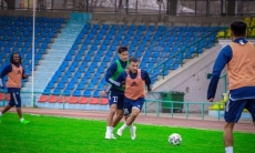 Фоторепортаж с предыгровой тренировки «Ордабасы» в Таразе