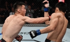 Единственный представитель своей страны в UFC пушечным ударом вынес оппоненту челюсть. Видео нокаута