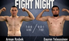 Елеусинов сразится с другим непобежденным казахстанцем в главном бою вечера бокса в Алматы