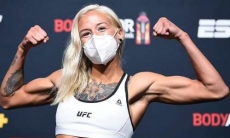 Казахстанка Мария Агапова прошла взвешивание перед вторым боем в UFC. Видео