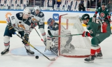 Лидер конференции «Барыса» обыграл соперника казахстанцев по плей-офф КХЛ в финале предсезонного турнира. Видео