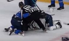 «Я включил Рембо». Хоккеист «Барыса» вспомнил, как подбил глаз сопернику. Видео драки