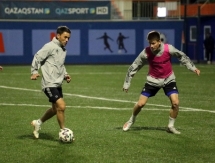 «Тобол» опубликовал фото с тренировки в Алматы