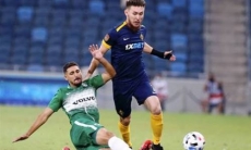 Закончился первый тайм матча Лиги Европы «Маккаби» — «Кайрат»