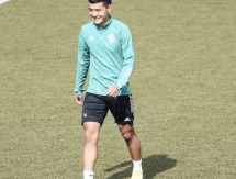 «Атырау» опубликовал фото с первой тренировки в Шымкенте