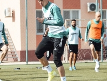 «Атырау» опубликовал фото с первой тренировки в Шымкенте